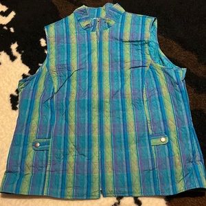 Company collection blue and purple vest size large